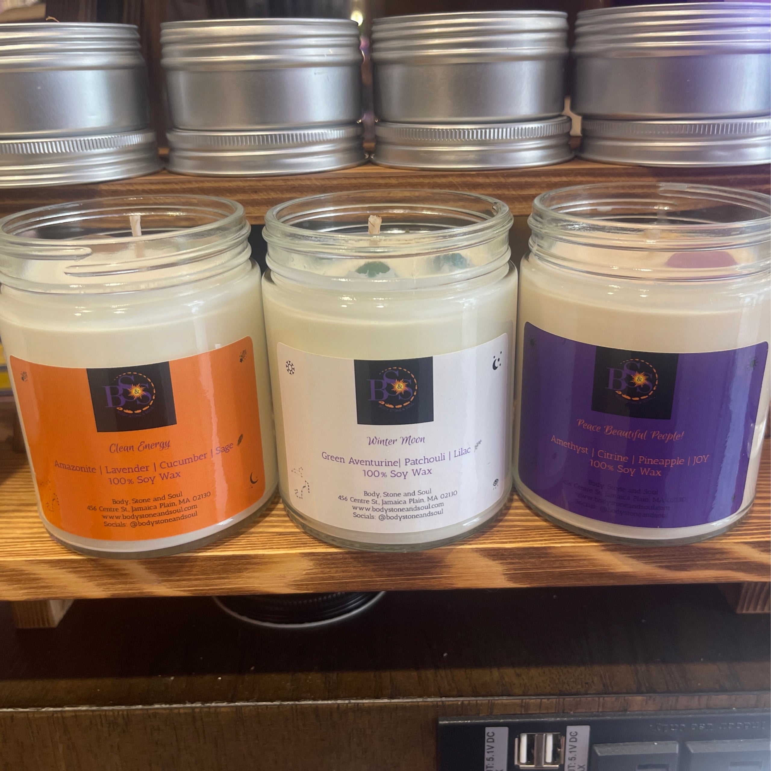 Body stone candles discount